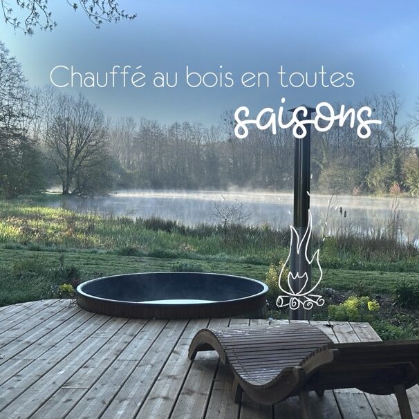 Bain nordique chauffé au bois en toutes saisons – Les Reflets Roz, Côtes-d'Armor