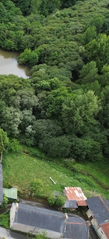 Les Reflets Roz vue d'un drone - Chambre d'hôte dog friendly en Bretagne