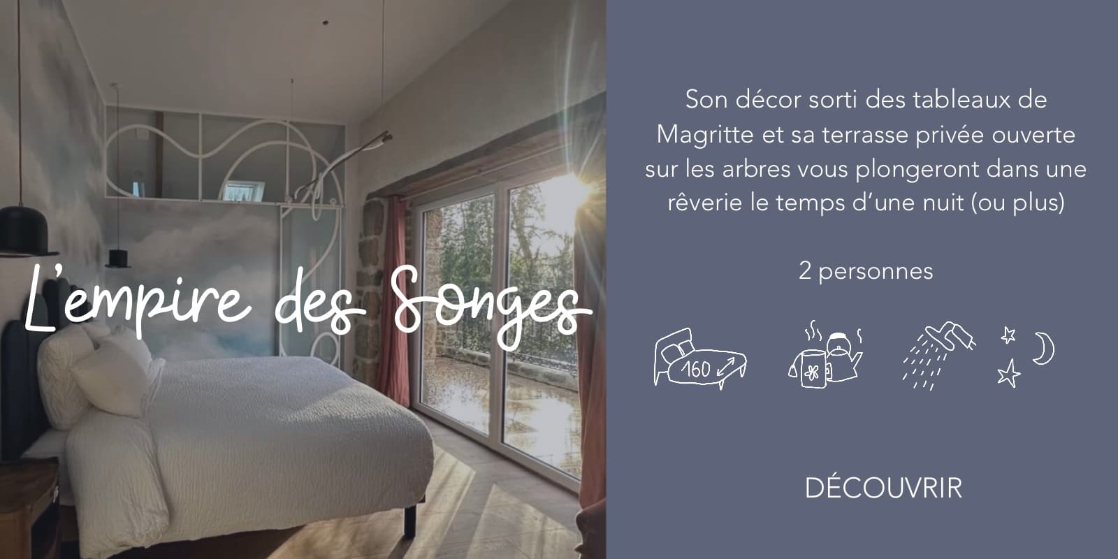 Chambre L'Empire des Songes – chambre insolite en Bretagne, Côtes-d'Armor