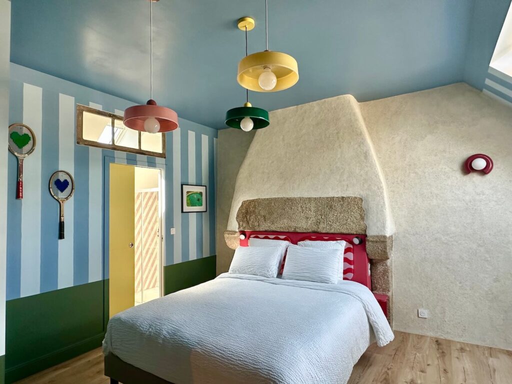 La Nosmélie - Chambre à l'ambiance retro-gaming aux Reflets Roz